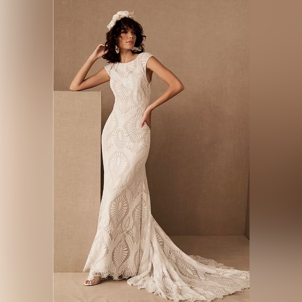 BHLDN Ludlow wedding gown